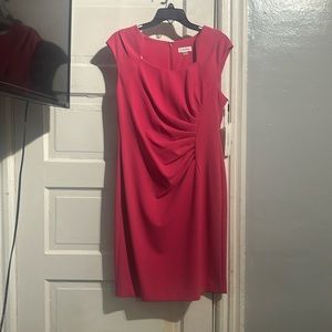 Pink Calvin Klein dress